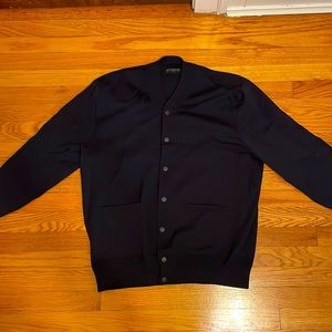 J. Crew Navy Blue Bomber Jacket 100% Polyamide